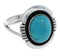 Silver Turquoise Southwest Ring Size 5-1/4 YX87698